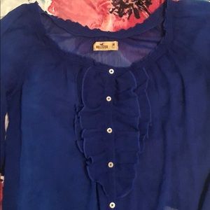 Pretty, sheer Hollister blouse